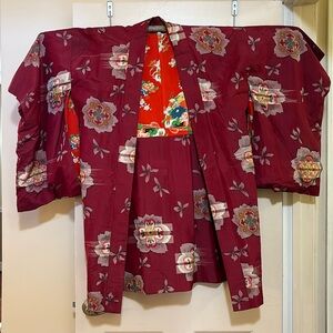 Silk kimono from Metropolitan Museum of art collection.